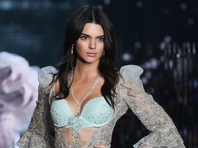 Model Kendall Jenner walks the runway during the 2015 Victoria's Secret Fashion Show at the Lexington Armory in New York. (Evan Agostini/AP, File)