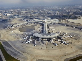 An ariel view of the Toronto Pearson Airport