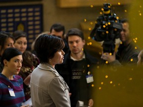 Staff Sgt. Shawna Grimes gives a rundown on the homicides in the City of Edmonton in 2015 during a press conference at Edmonton Police Service Headquarters in Edmonton, Alta., on Wednesday December 30, 2015. Ian Kucerak/Edmonton Sun