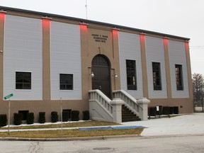 The recently renovated Henry T. Ross Substation in Sarnia. The heritage building was originally part of the Sarnia Consumer's Gas Plant when it was constructed in 1880. (Tyler Kula, The Observer)