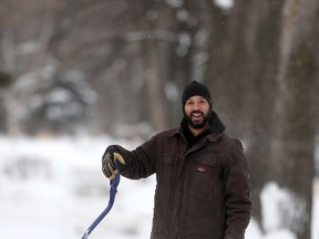 Chuck Lambert enjoys shovelling his sidewalk, and many of his neighbours feel the same way. (FILE PHOTO)