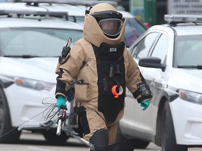 The Winnipeg police bomb squad detonated a suspicious package early Thursday morning. (FILE PHOTO)
