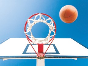 basketball and net