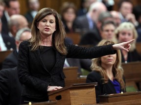 Leader of the Opposition Rona Ambrose asks a question during Question Period in the House of Commons on Parliament Hill in Ottawa, on Thursday, December 10, 2015. THE CANADIAN PRESS/Fred Chartrand