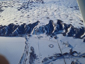 Mission Ridge Winter Park is pictured in this aerial photo posted on Wikipedia. (Crhiles/Wikipedia)