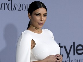 Kim Kardashian-West poses during the InStyle Awards at the Getty Center in Los Angeles, California October 26, 2015. REUTERS/Kevork Djansezian