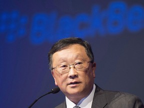 BlackBerry CEO John Chen was Canada's highest-paid CEO in 2014, making $89.7 million. THE CANADIAN PRESS/Frank Gunn