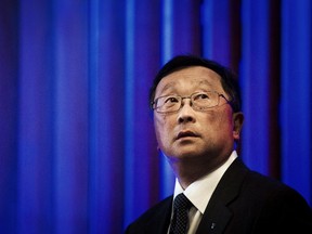 BlackBerry CEO John Chen was Canada's highest-paid CEO in 2014, making $89.7 million. (REUTERS/Mark Blinch)