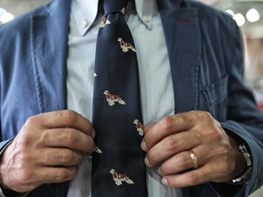 A necktie campaign to remember missing men has been started, with neckties hanging on Winnipeg bridges. (AFP PHOTO/MARCO BERTORELLO FILE PHOTO)
