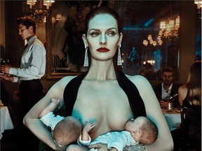 Lydia Hearst is featured in a controversial ad for Equinox gym. (Instagram.com/Equinox)