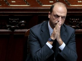 Italy's Interior Minister Angelino Alfano. (REUTERS/Remo Casilli/Files)