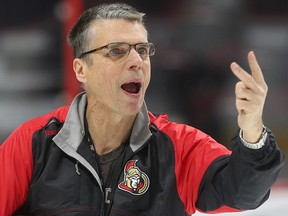 Ottawa Senators coach Dave Cameron. (Tony Caldwell/Ottawa Sun/Postmedia Network)