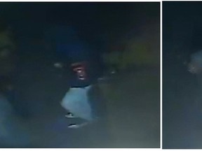 The Ottawa Police Service Major Crime Unit is asking for the public’s assistance to identify and speak to the two individuals depicted in the following surveillance photos. SUPPLIED PHOTOS