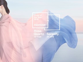 Pantone's two "colours of the year" Rose Quartz and Serenity convey a sense of relaxation and are perfect for decorating your home.
