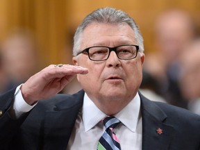 Public Safety Minister Ralph Goodale responds during question period in the House of Commons on Parliament Hill in Ottawa, on Tuesday, Dec. 8, 2015. THE CANADIAN PRESS/Sean Kilpatrick