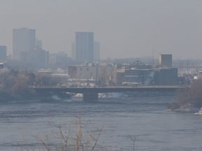 Smog hovering over Gatineau, Que. on Friday, Jan. 8, 2016.  Tony Caldwell/Ottawa Sun/Postmedia Network