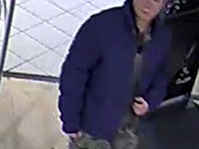 York Regional Police released new surveillance footage of the suspect wanted in five sex assaults in Newmarket's north end. (York Regional Police)