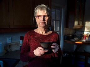 Shannon Calvert hosted a Death Cafe at her home in London. (DEREK RUTTAN, The London Free Press)