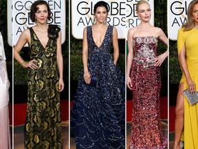Cate Blanchett, Maggie Gyllenhall, Jenna Dewan-Tatum, Kate Bosworth and Jennifer Lopez at the Golden Globes. (REUTERS)