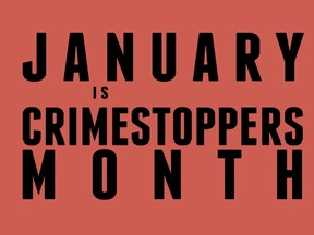 January is CrimeStoppers Month in Alberta