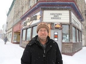 Times Changed High & Lonesome Club president/janitor John Scoles is seen outside the beloved Main Street honkytonk on Wed., Jan. 14, 2015. The club just celebrated its 14th anniversary. Kevin King/Winnipeg Sun/QMI Agency