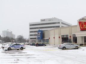 The Chapters at the Pinecrest Shopping Centre where a man stabbed himself inside a bathroom. (Matt Day/Ottawa Sun)