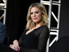 Khloe Kardashian participates in the panel for "Kocktails with Khloe" at the FYI 2016 Winter TCA on Wednesday, Jan. 6, 2016, in Pasadena, Calif. (Photo by Richard Shotwell/Invision/AP)