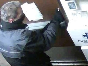 Police are searching for the suspect of the break and enter at an A&W restaurant in Kingston, Ont. on Thursday, December 31, 2015. Supplied photo