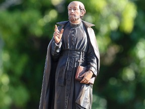 A statue of Saint Ignatius of Loyola. (Kyle Green/The Associated Press)