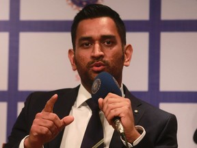 India’s captain Mahendra Singh Dhoni (The Associated Press)