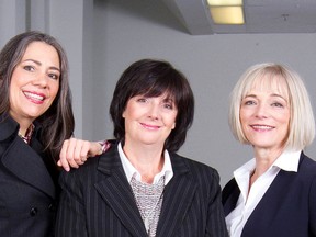SHEday founders: Mary Jane Loustel, Marina James and Brenda LaRose.