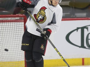 Ottawa Senators Max McCormick during practice at the Canadian Tire Centre in Ottawa Friday Jan 8, 2015.  Tony Caldwell/Ottawa Sun/Postmedia Network