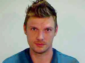 Nick Carter, 35, is shown in this booking photo provided by the Monroe County Sheriff's Office in Key West, Florida January 14, 2016. REUTERS/Monroe County Sheriff's Office/Handout via Reuters