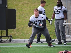 Ottawa RedBlacks offensive tackle Colin Kelly. (Ottawa Sun Files)