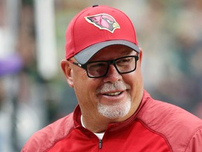Cardinals head coach Bruce Arians says there are high expectations for his team heading into their playoff game against the Packers. (Rick Scuteri/AP Photo)