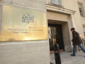 Law Society of Upper Canada.
Postmedia photo