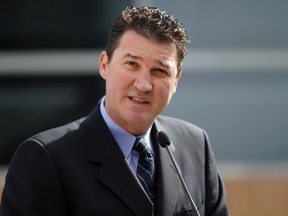 Mario Lemieux, along with his partner Ron Burkle, dispute a report that there is friction between the Penguins' minority owners and that the sale of the franchise is off the table. (Justin K. Aller/Getty Images/AFP/Files)