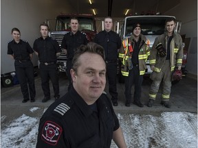 Northwest Fire Rescue and Training Ltd. fire chief David Ives and his firefighters - Postmedia Network.