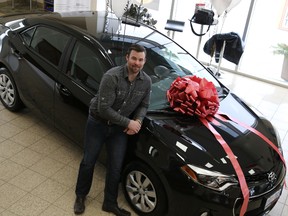 JASON MILLER/The Intelligencer
Ryan Kelly was the winner of a new Toyota for his contribution to charitable endeavours.