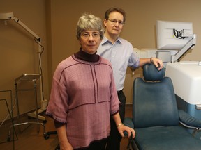 Psychiatrist Janet McCulloch and opthamologist Don Smallman are among the Kingston-area doctors raising alarm over cuts to fees paid to physicians.
(Elliot Ferguson/The Whig-Standard)