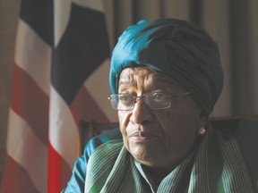 Liberia?s President Ellen Johnson Sirleaf was an early beacon of Africa?s new development. (Noor Khamis/REUTERS)