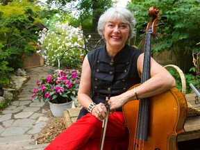 Christine Newland, cello (MIKE HENSEN, The Free Press)