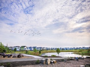 Parks, ponds and stylish homes can be found in Secord in West Edmonton.