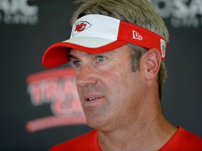 The Eagles have hired former Kansas City Chiefs offensive coordinator Doug Pederson to be their coach. (Andrew Carpenean/AP,)