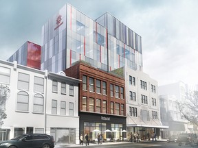 A rendering of what the new Fanshawe College building, located in the old Kingsmill's department store downtown, will look like upon completion. (Handout photo)