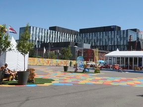 The Pan Am Games athletes village on July 24, 2015, in Toronto. (Veronica Henri/Toronto Sun)