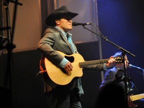 Multiple Juno winner George Canyon performs as the headlining act at the sixth annual Big Hearts for Big Kids fundraiser in support of the Grande Prairie Youth Emergency Centre at the Entrec Centre, south of Grande Prairie Alberta on Saturday, February 14, 2015. (BRAEDEN JONES/DAILY HERALD-TRIBUNE/Postmedia News)
