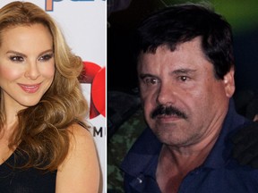Kate del Castillo and Juan "El Chapo" Guzman. (WENN.com and AP Photos)