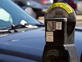 A vehicle displays a parking ticket along Whyte Avenue in Edmonton on Wednesday, May 11, 2011. CODIE MCLACHLAN/EDMONTON SUN