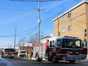 Emergency Services responded to an apartment block at 63 Russell Street at 10:10 a.m. The street was closed for a short period of time.